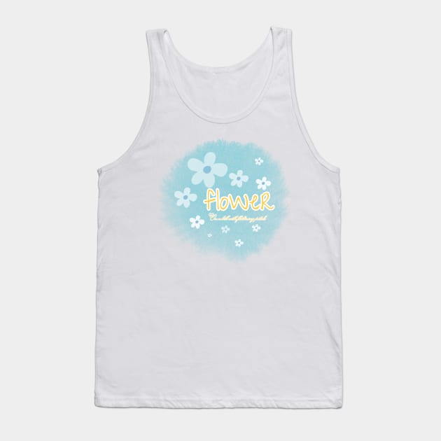 flower,On a hill with fluttering petals Tank Top by zzzozzo
